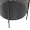 CosmoLiving by Cosmopolitan Black Metal Mesh Planter Set